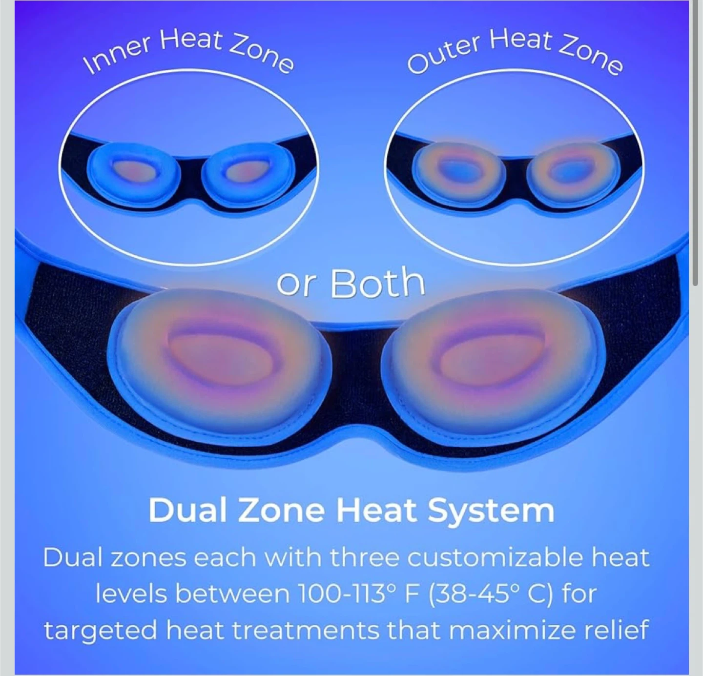 BLINKJOY Rechargeable Heated Eye Mask For Dry Eye Relief - photo 3