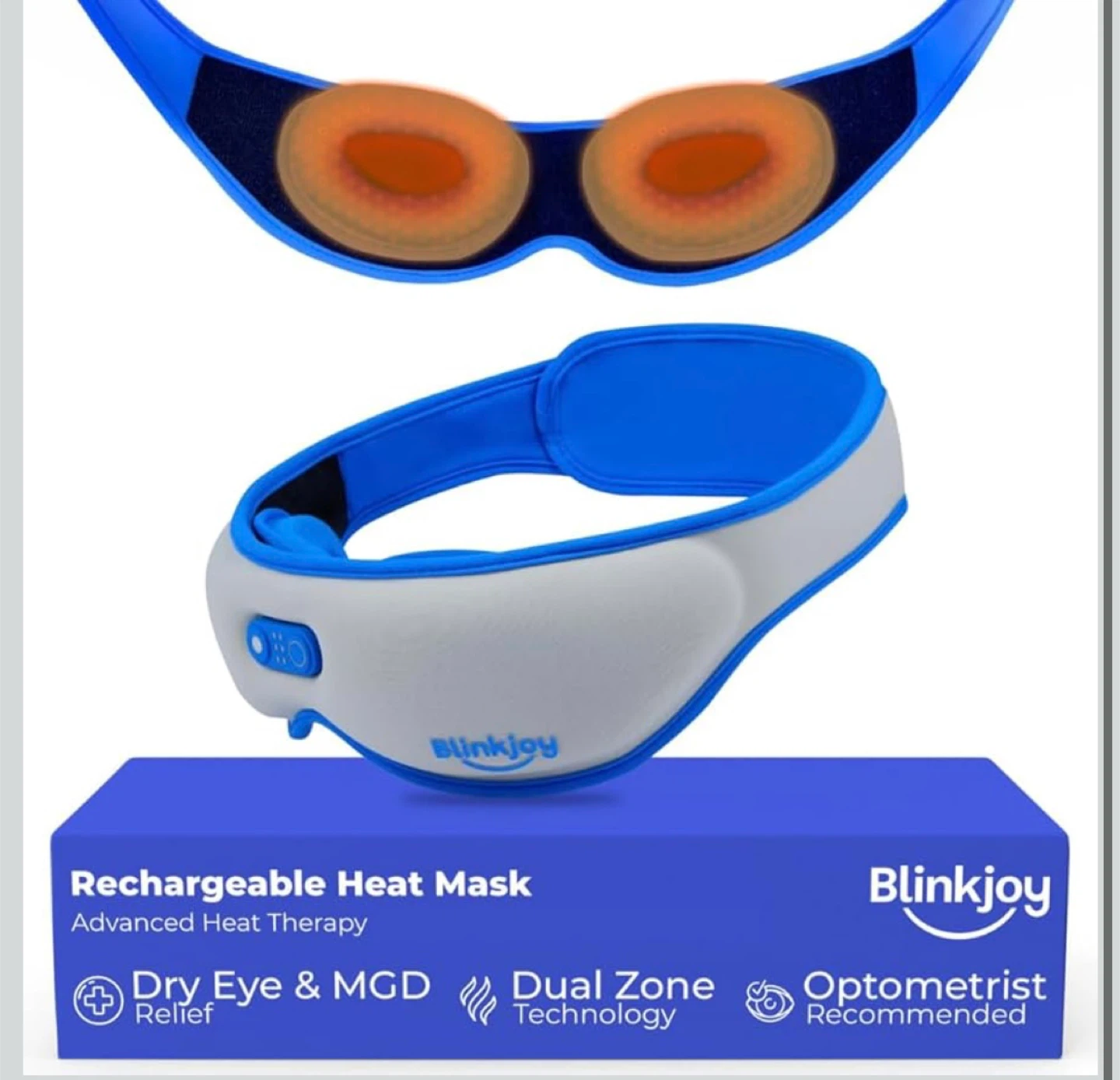 BLINKJOY Rechargeable Heated Eye Mask For Dry Eye Relief