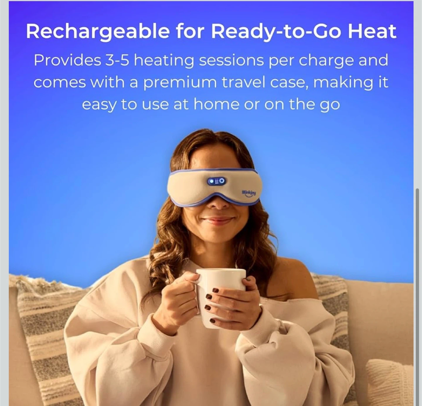 BLINKJOY Rechargeable Heated Eye Mask For Dry Eye Relief - photo 4