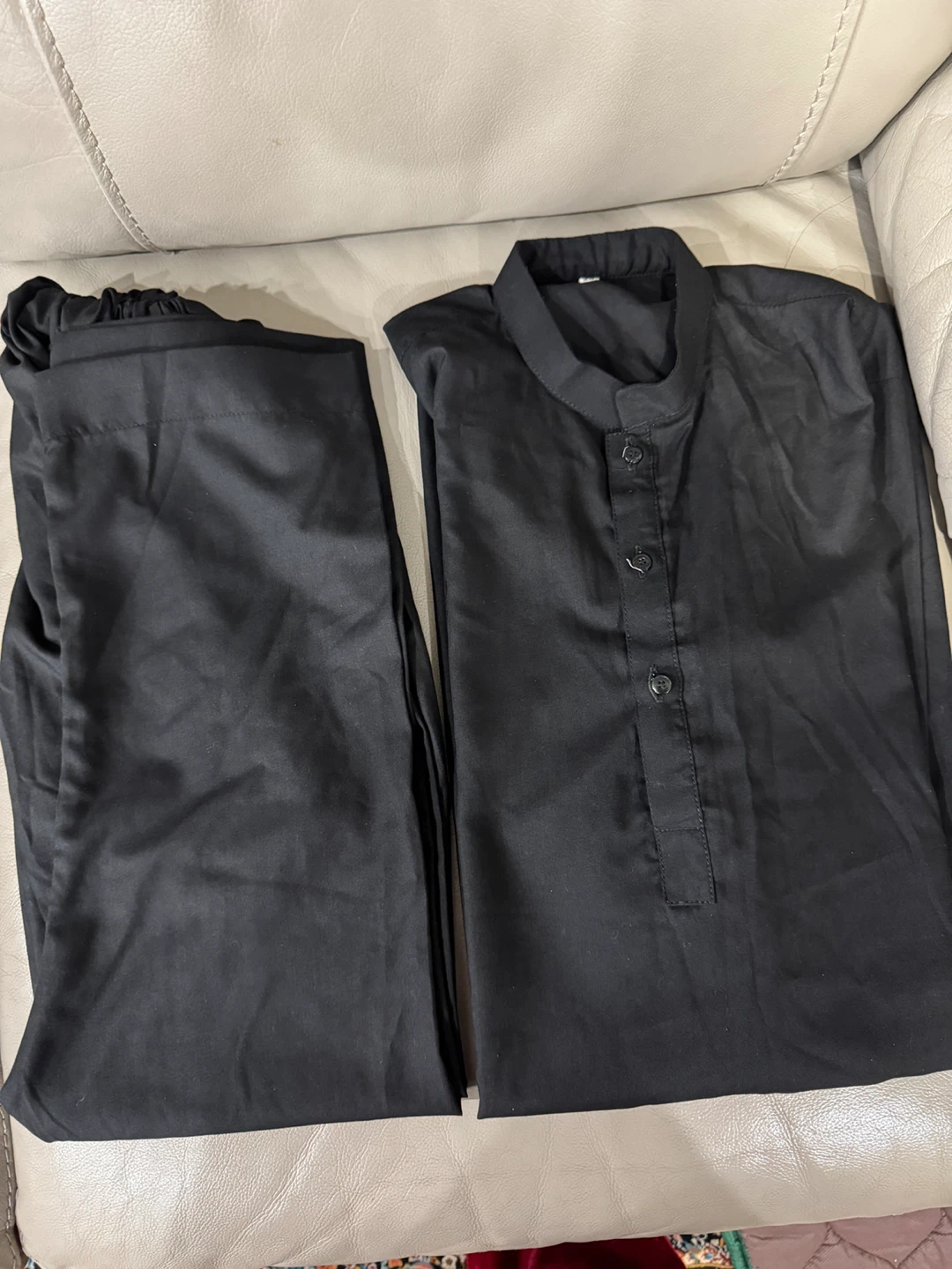 Black Kurta Pajama Set size 6/7