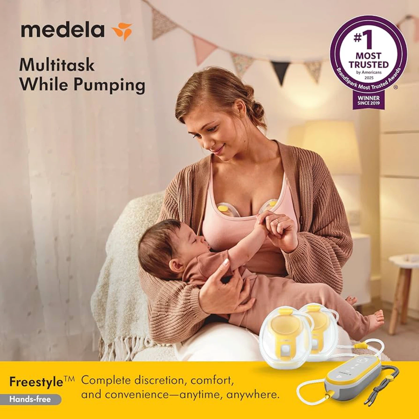 Medela Freestyle Hands-Free Double Electric Breast Pump - photo 2