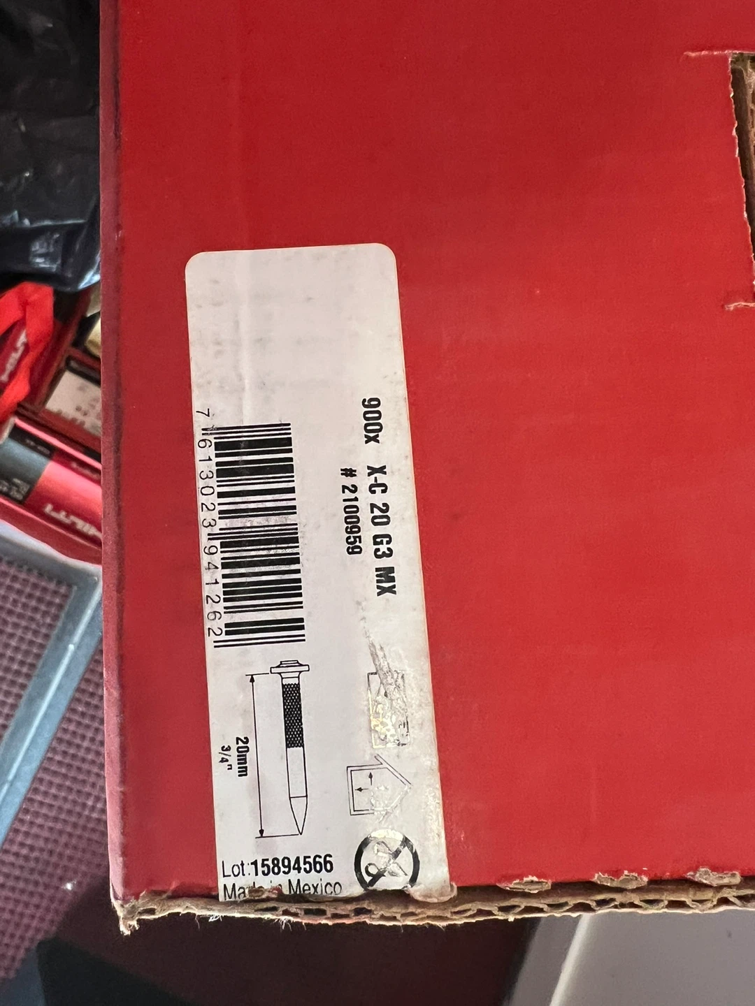 Hilti X-C 20 G3 MX Nails - photo 4