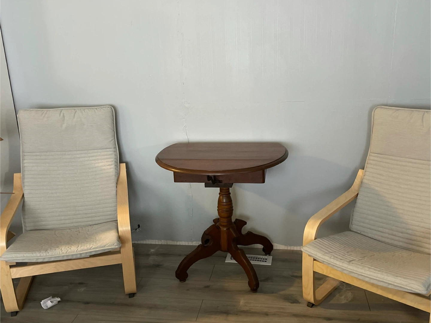 IKEA POÄNG Footstool and chair - photo 4