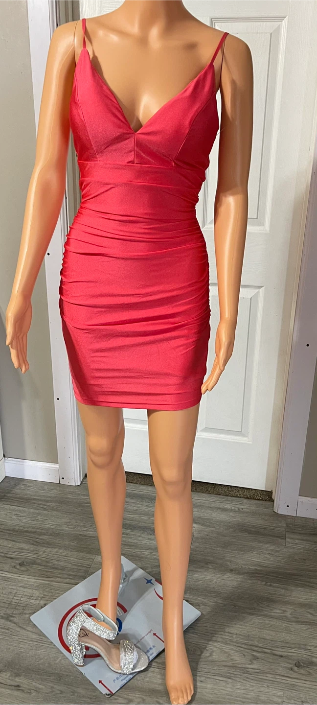 Ruched Bodycon Mini Dress - photo 2
