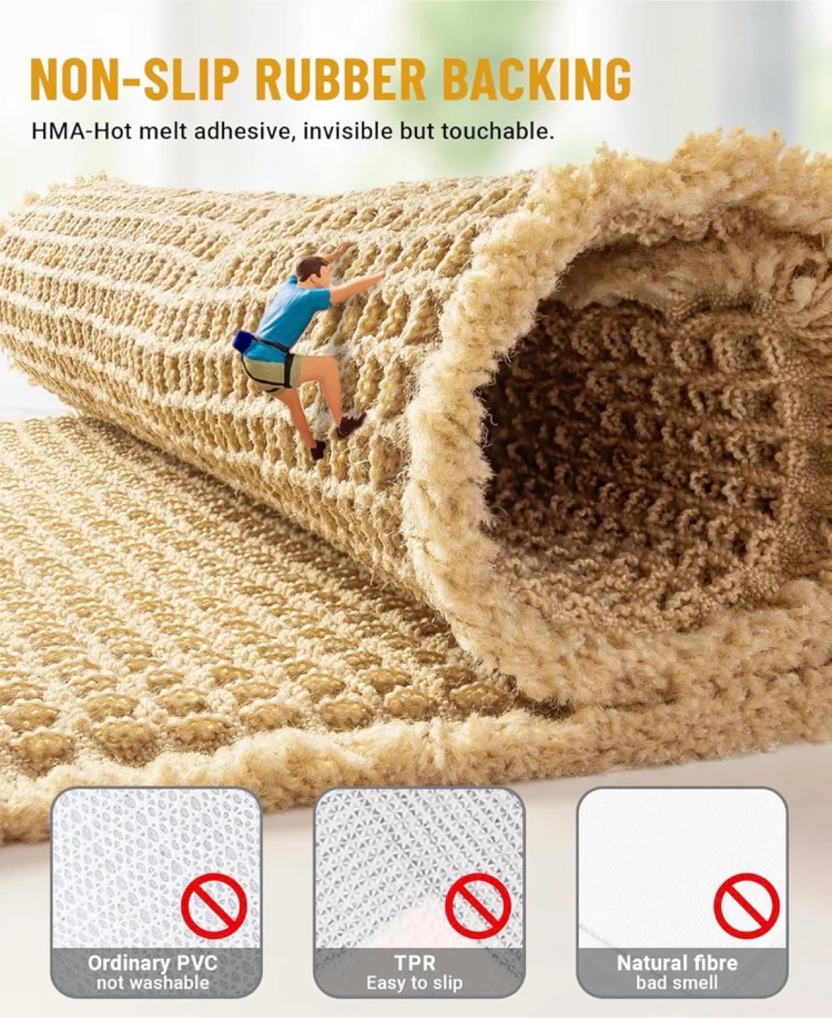 Waffle Weave Bath Mat - Super Water Absorption - photo 4