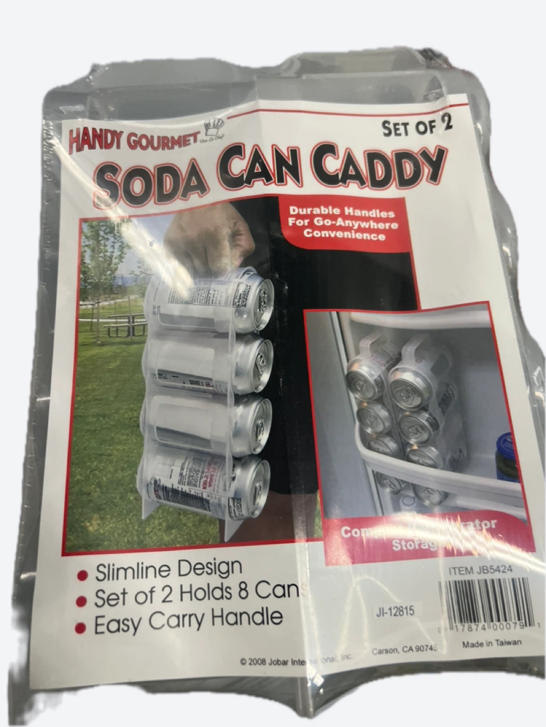 Handy Gourmet Soda Can Caddy - Set of 2