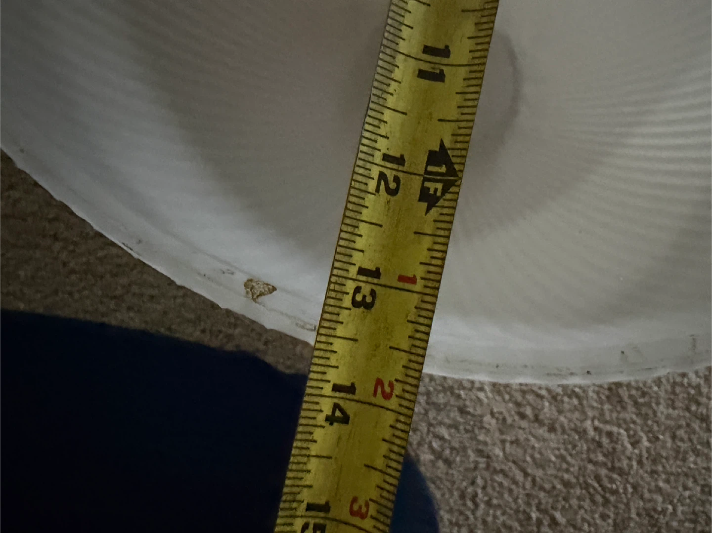 2 White Frosted Glass Lamp Shades - photo 2