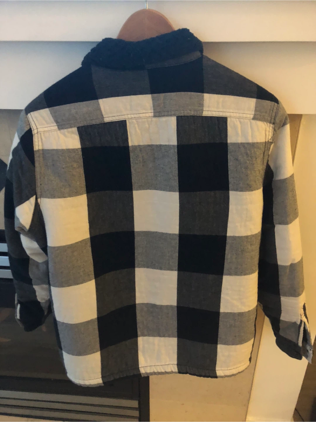 Hollister Plaid Sherpa Lined Shirt Jacket - photo 4