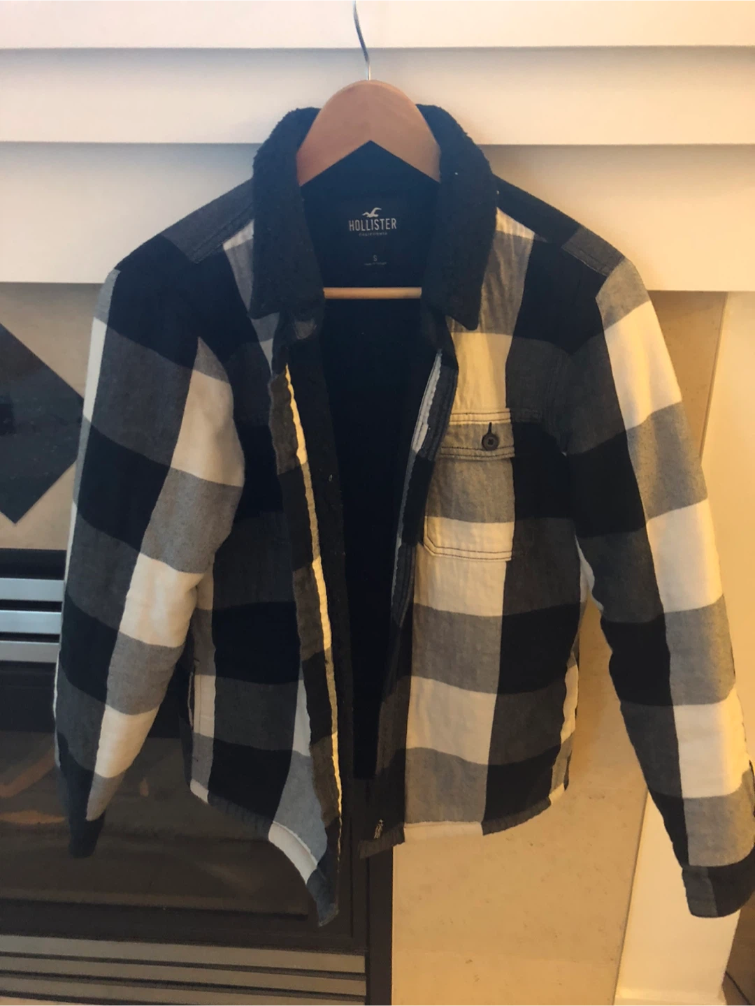 Hollister Plaid Sherpa Lined Shirt Jacket - photo 5