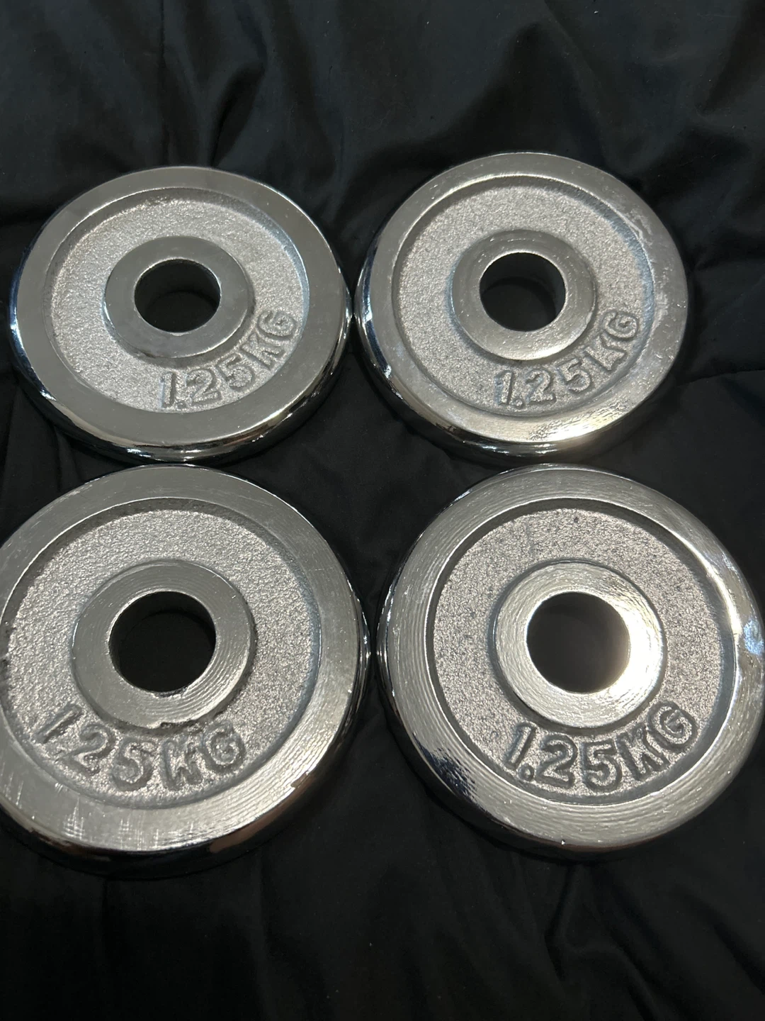 Set of Four 1.25kg Weight Plates