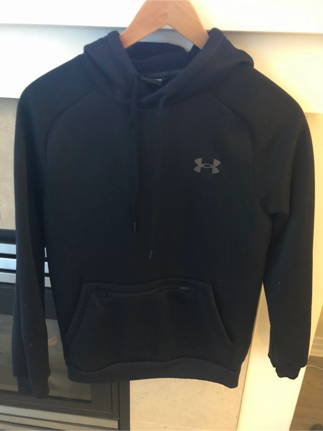 Fabulous Under Armour Black Hoodie. Size small