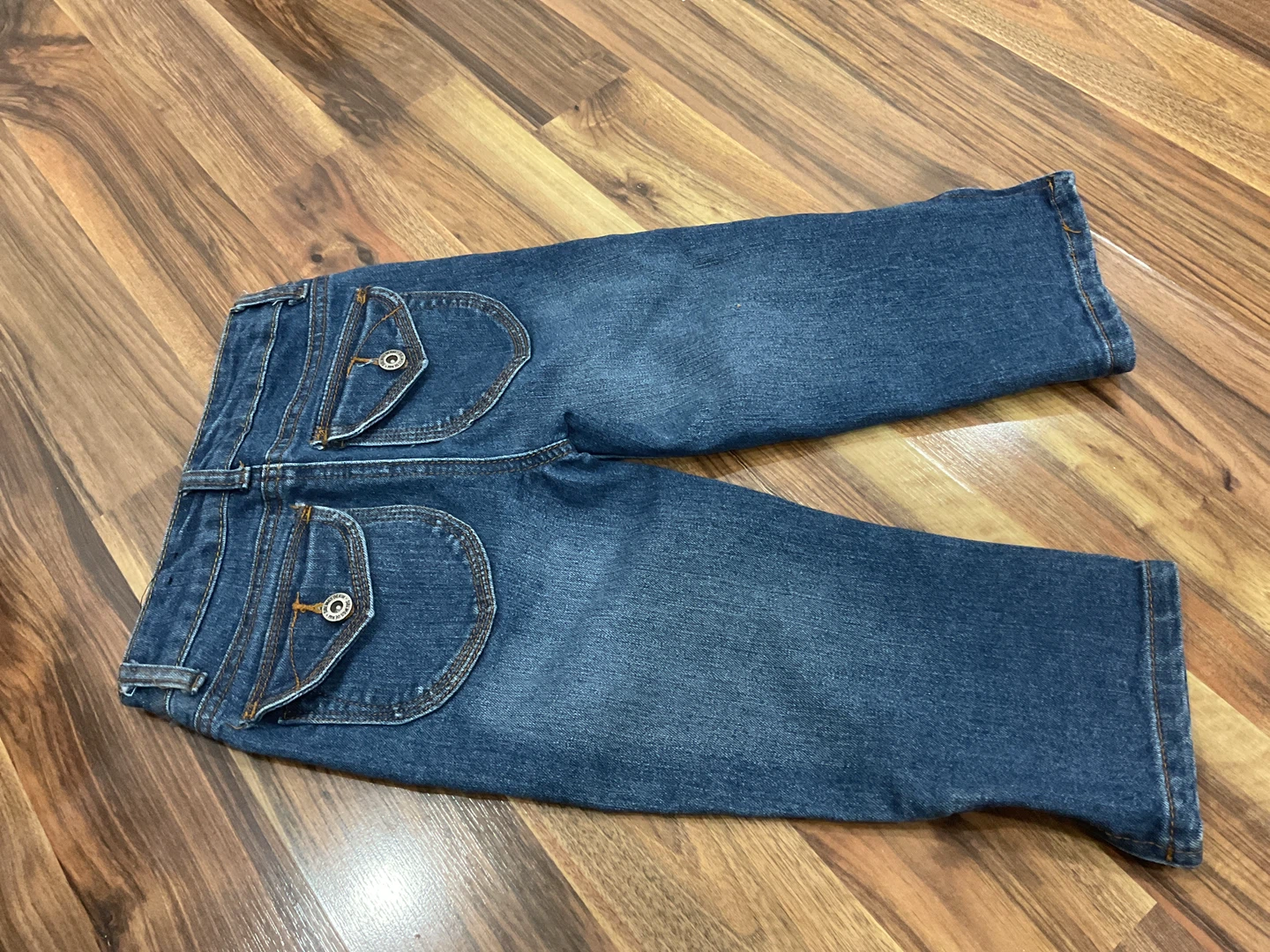 Girls’ Size 8- Blue Denim 3/4 Jeans - Siblings Classic Brand - photo 2