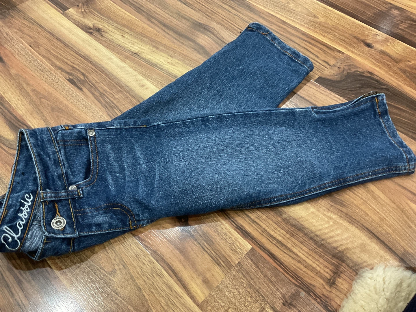 Girls’ Size 8- Blue Denim 3/4 Jeans - Siblings Classic Brand - photo 3