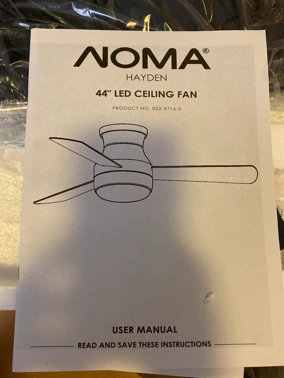 NOMA Hayden 44" LED Ceiling Fan
