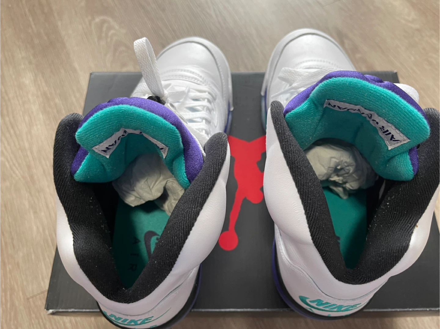 Air Jordan 5 "Grape" Sneakers - photo 4