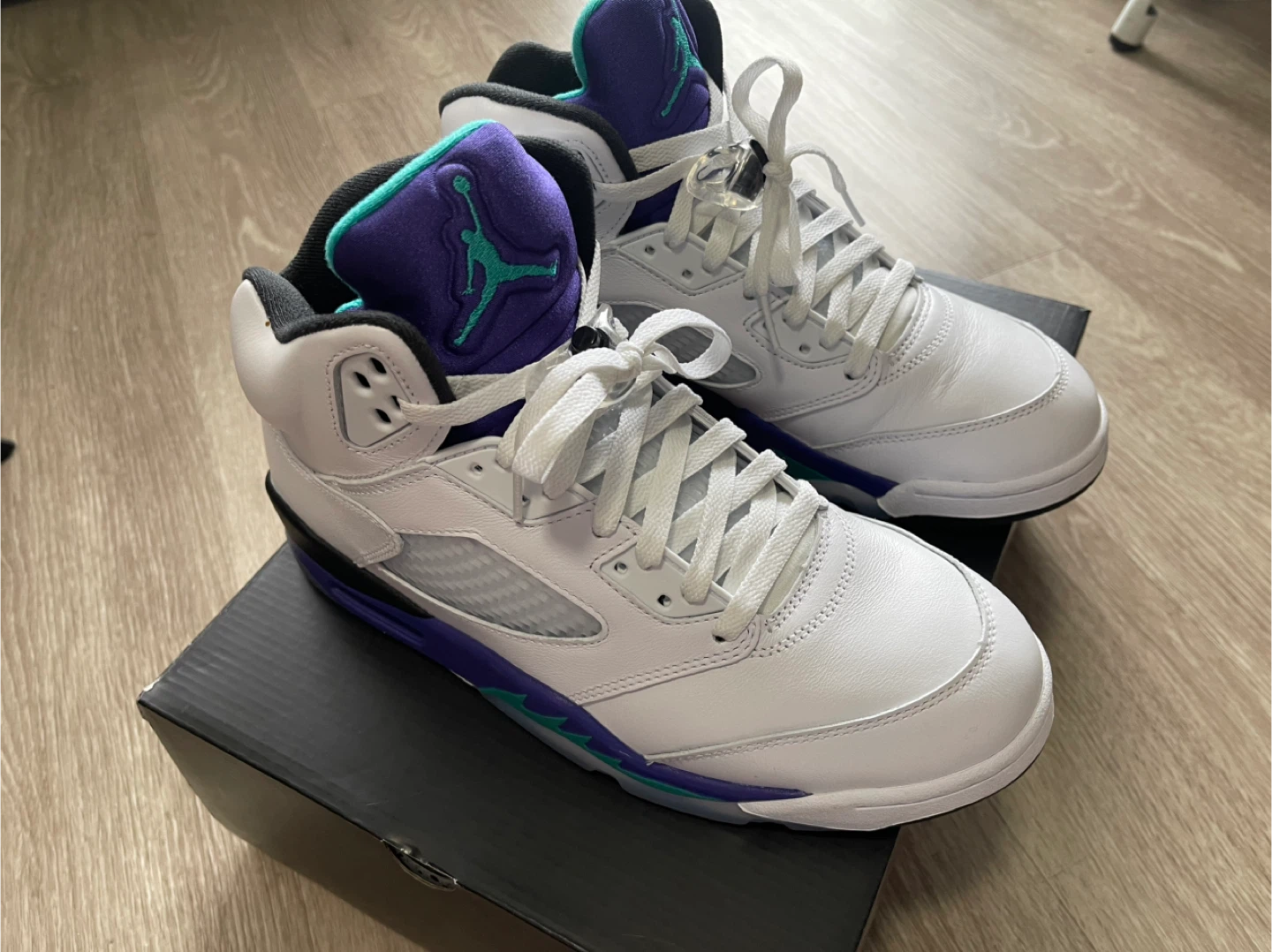 Air Jordan 5 "Grape" Sneakers - photo 2