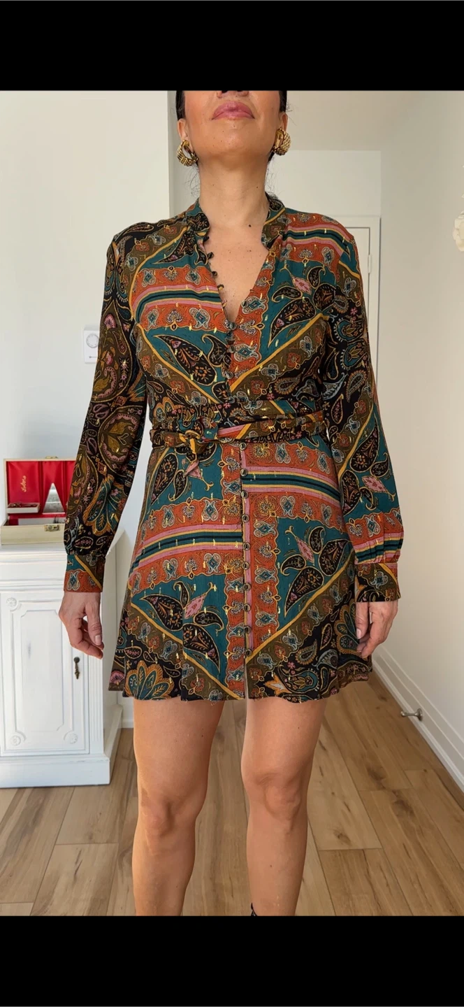 Zara Boho Mini Dress