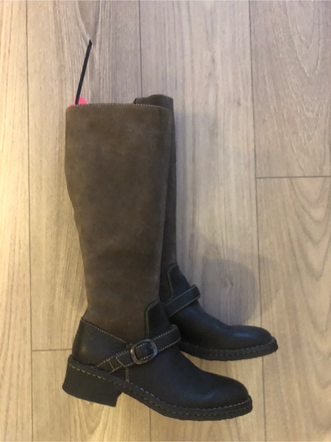 Born Boots - Brown Suede & Leather Knee-High Boots - photo 2