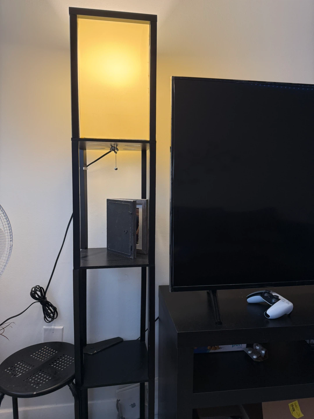 Amazon Fire TV, Lamp & Ikea TV table - photo 2