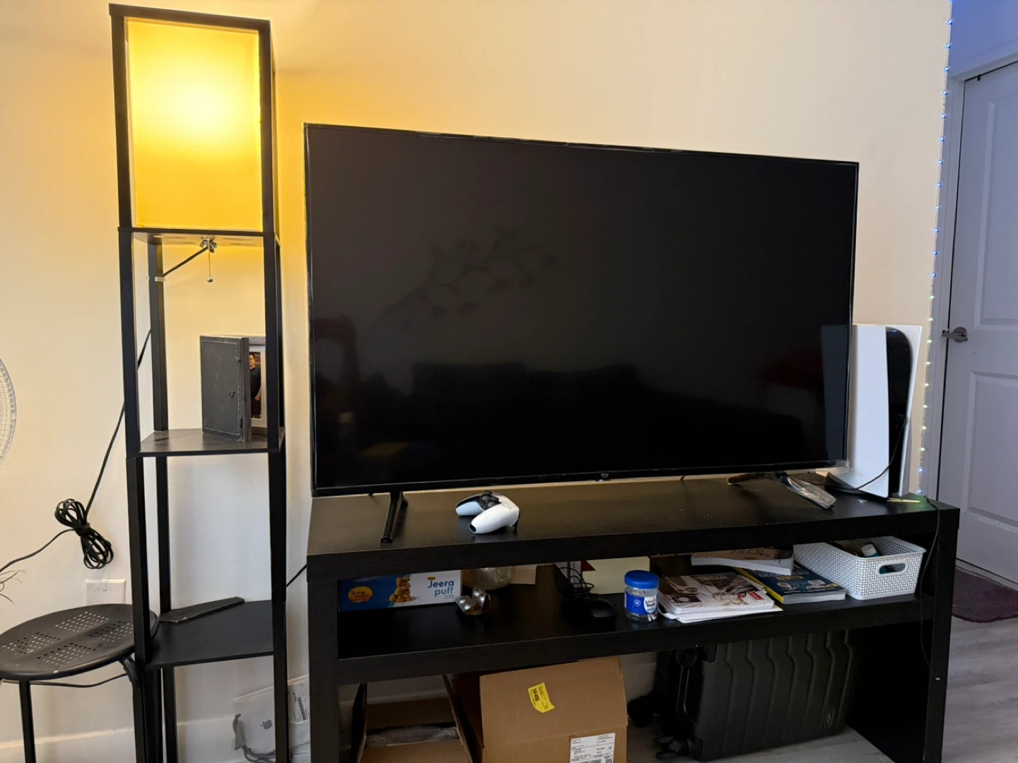 Amazon Fire TV, Lamp & Ikea TV table - photo 3