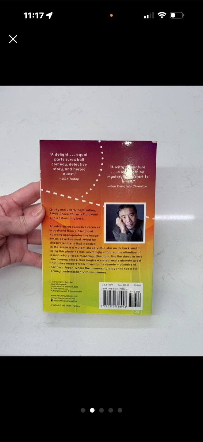 Haruki Murakami A Wild Sheep Chase Paperback Book - photo 2