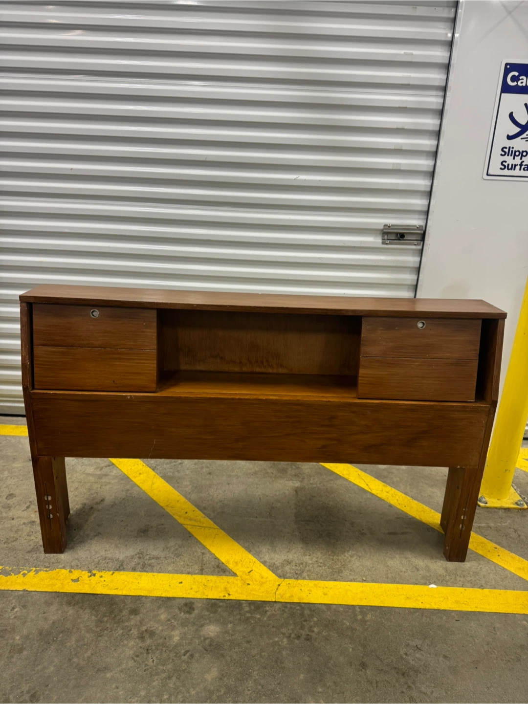 Free delivery antique headboard