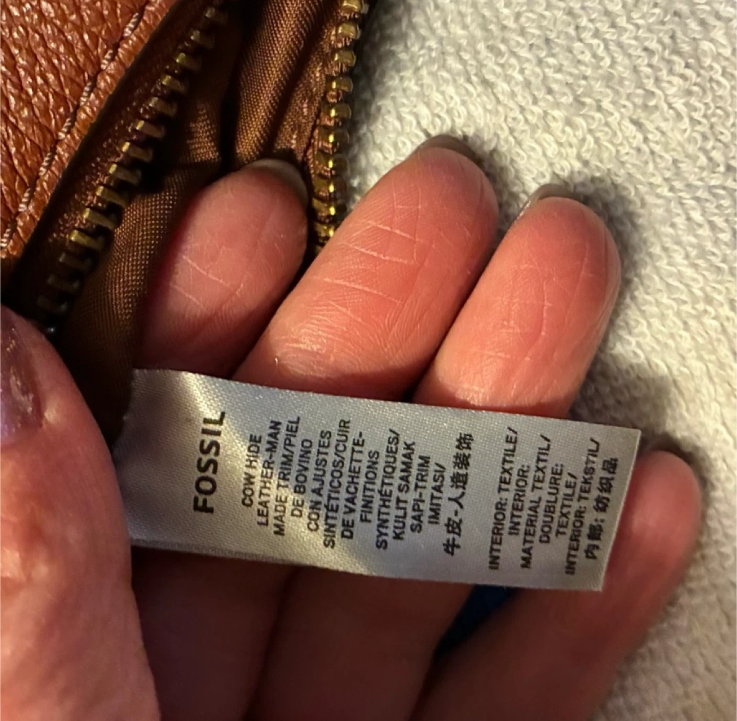 Fossil Leather Hobo Bag - photo 4