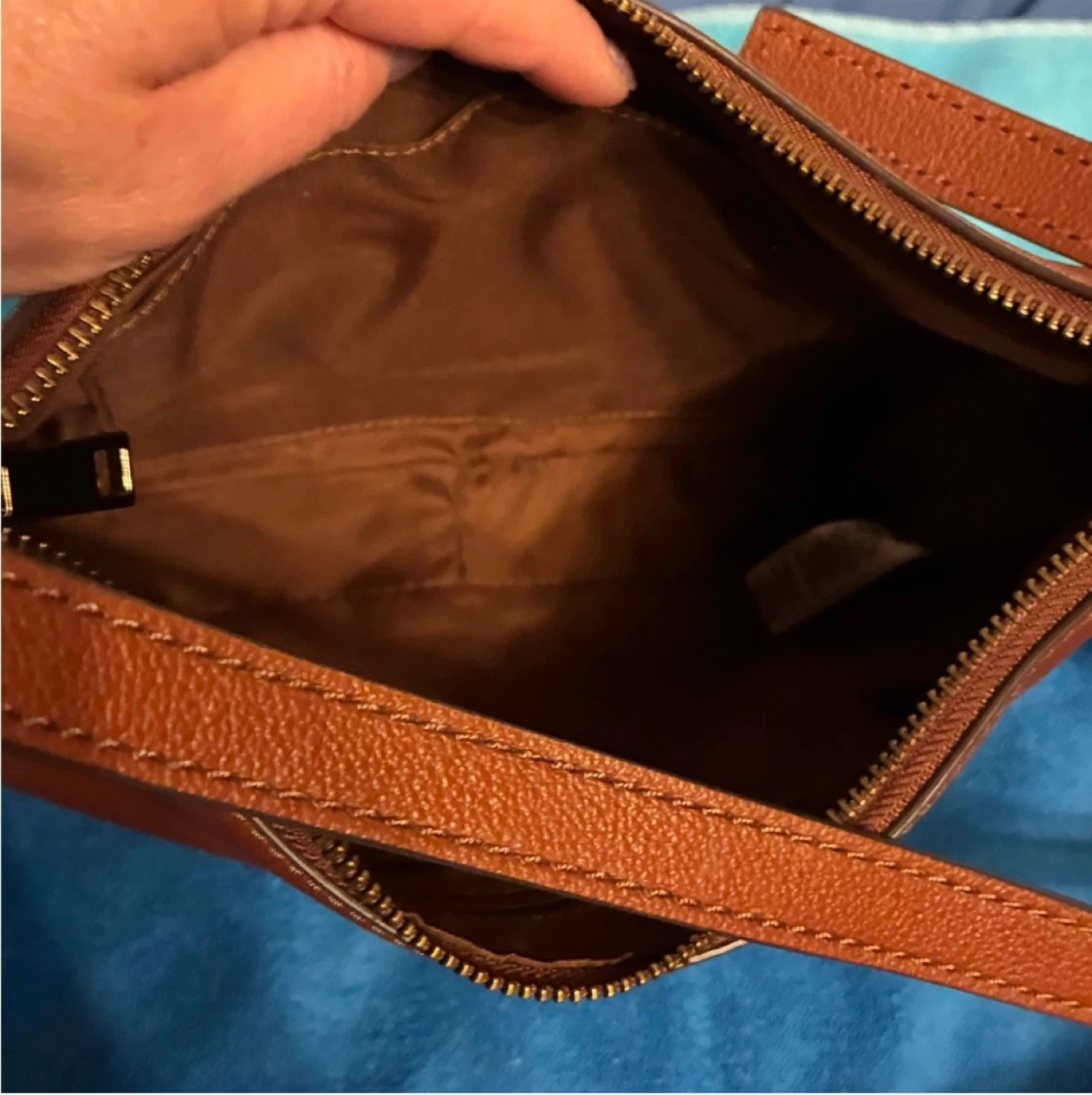 Fossil Leather Hobo Bag - photo 5
