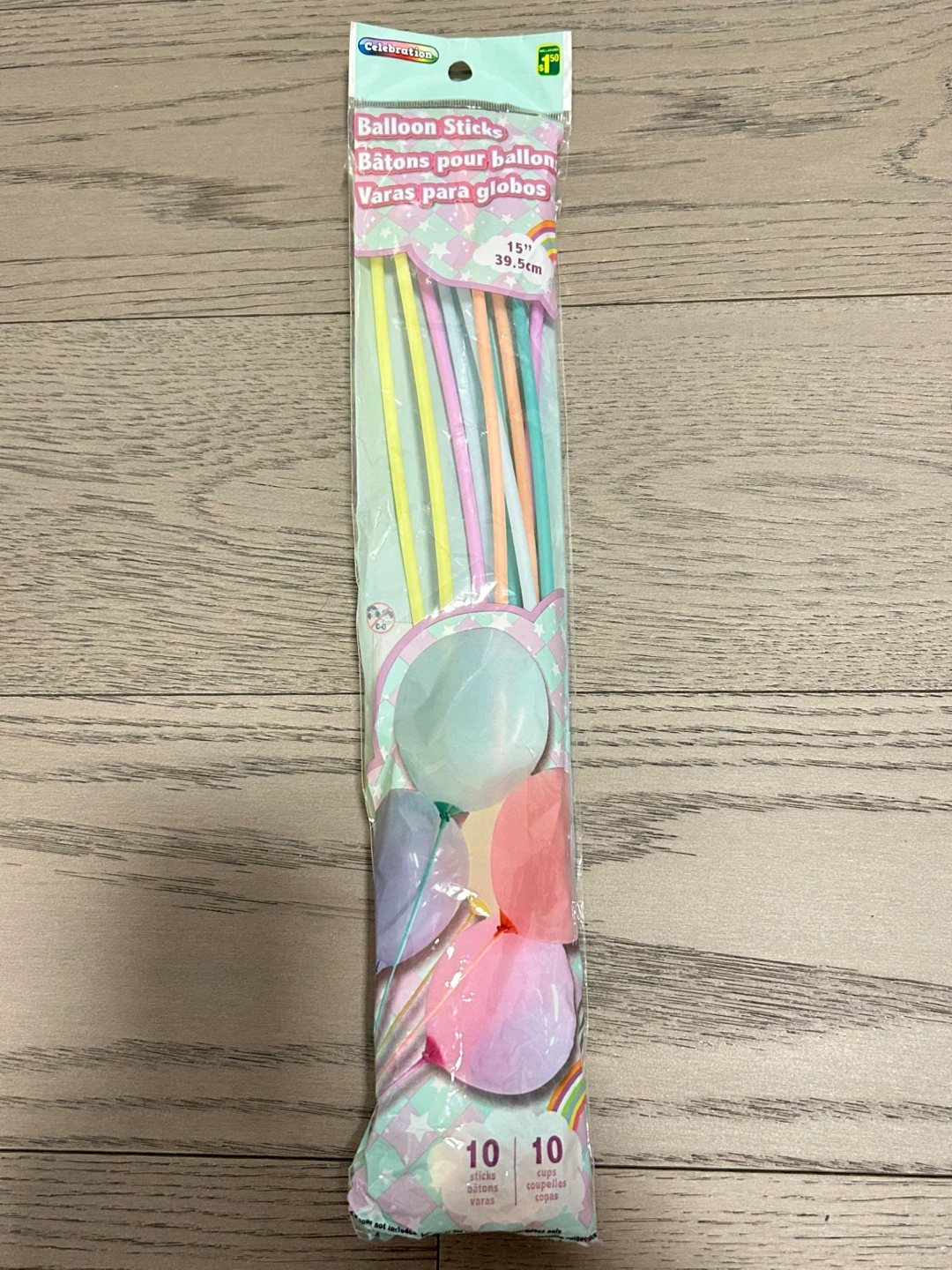 New Celebration Balloon Sticks - 15” from Dollarama Events
