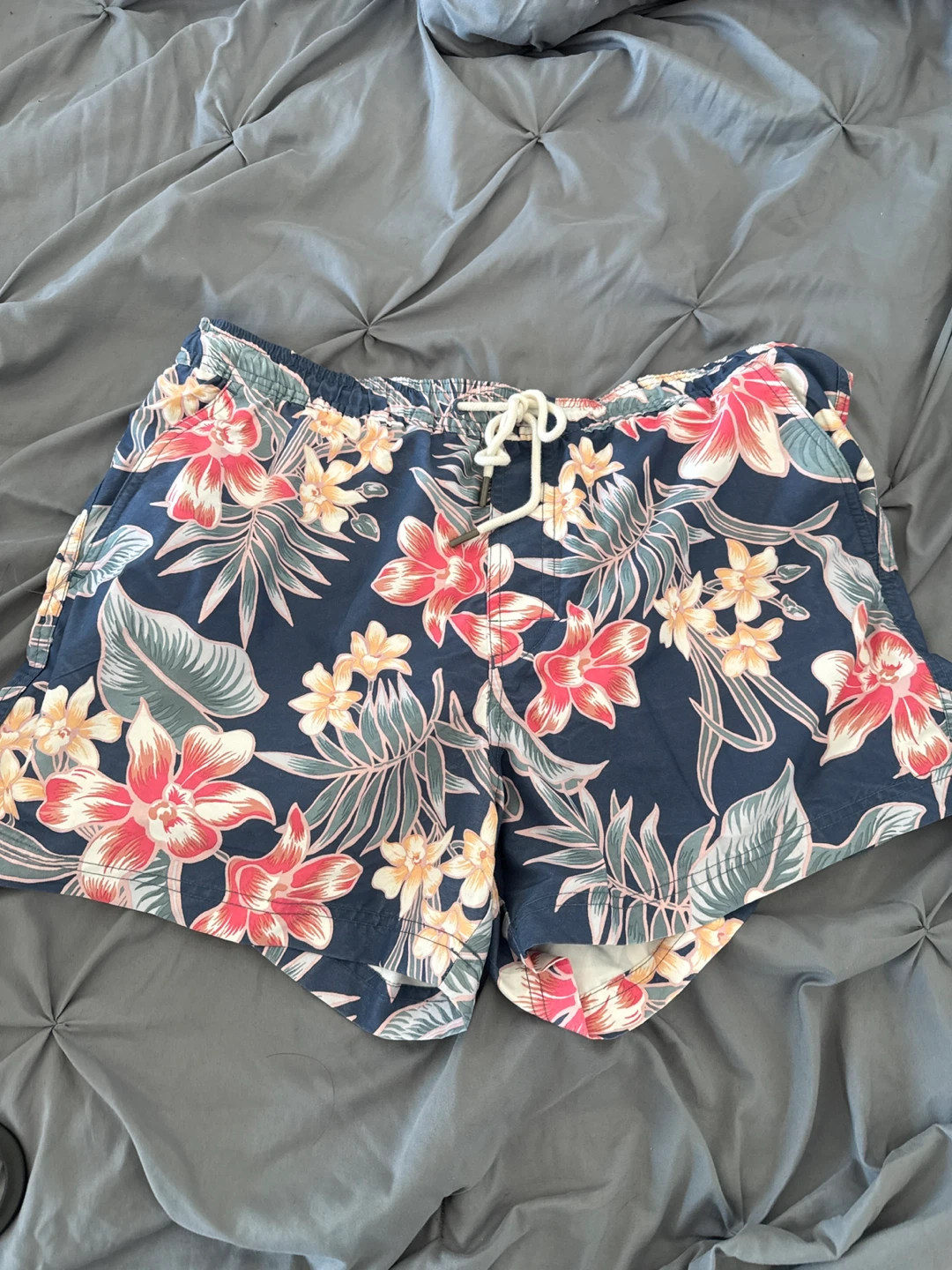 Men's Floral Swim Trunks