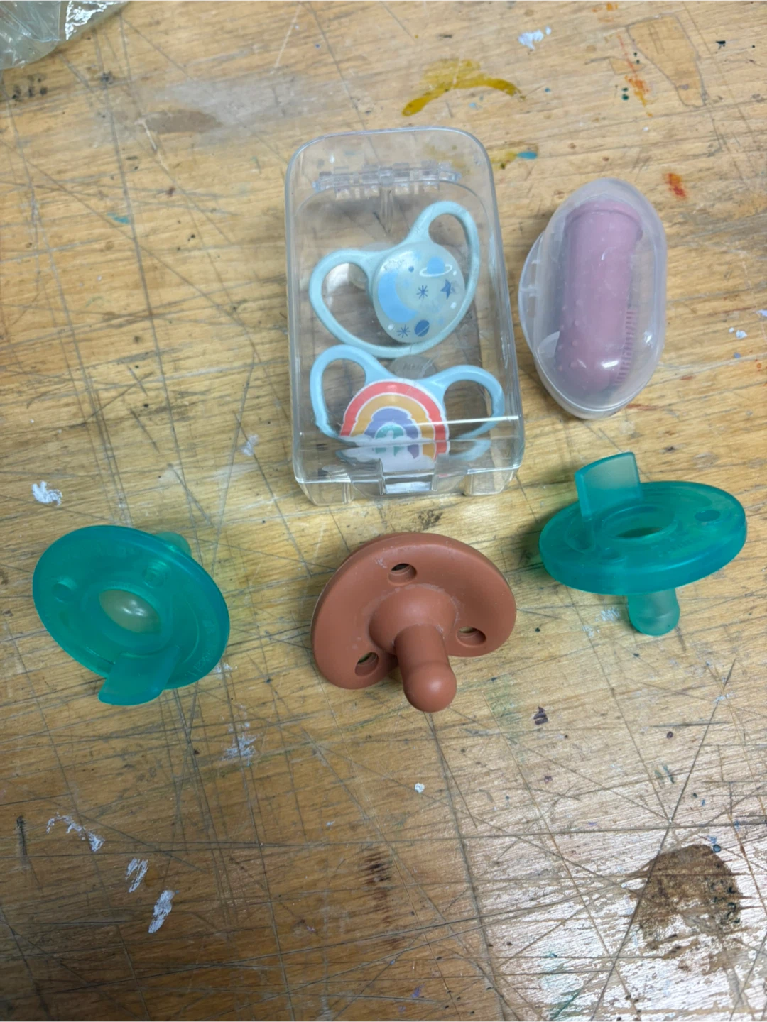 Baby Pacifiers with Case