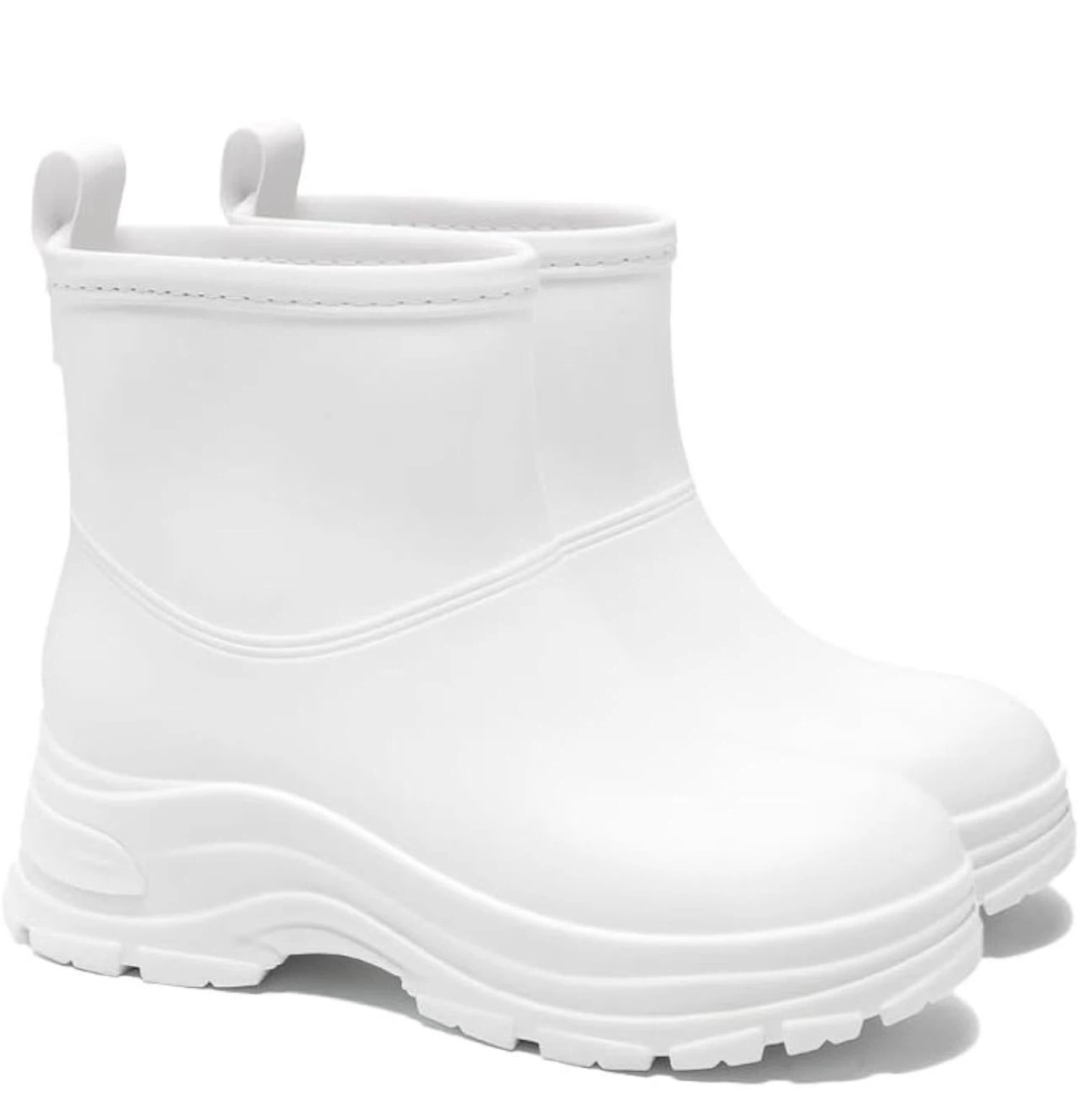 White Waterproof Rain Boots