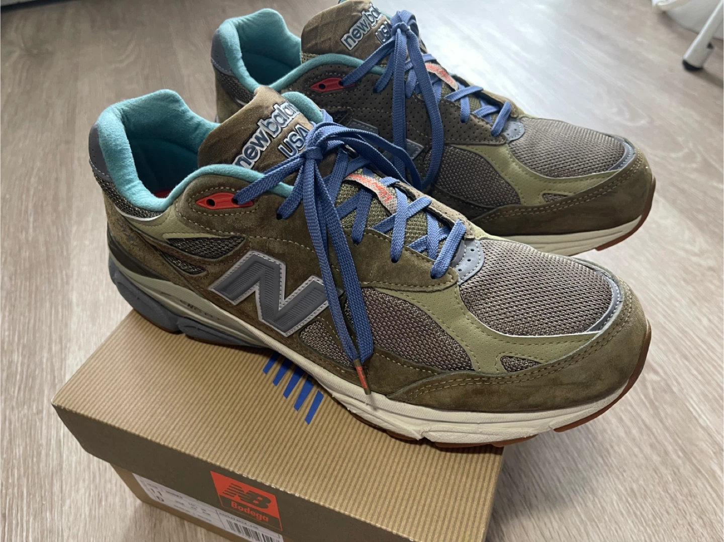 New Balance x Bodega 990v3 "Yurts" Made in USA Shoes - photo 2