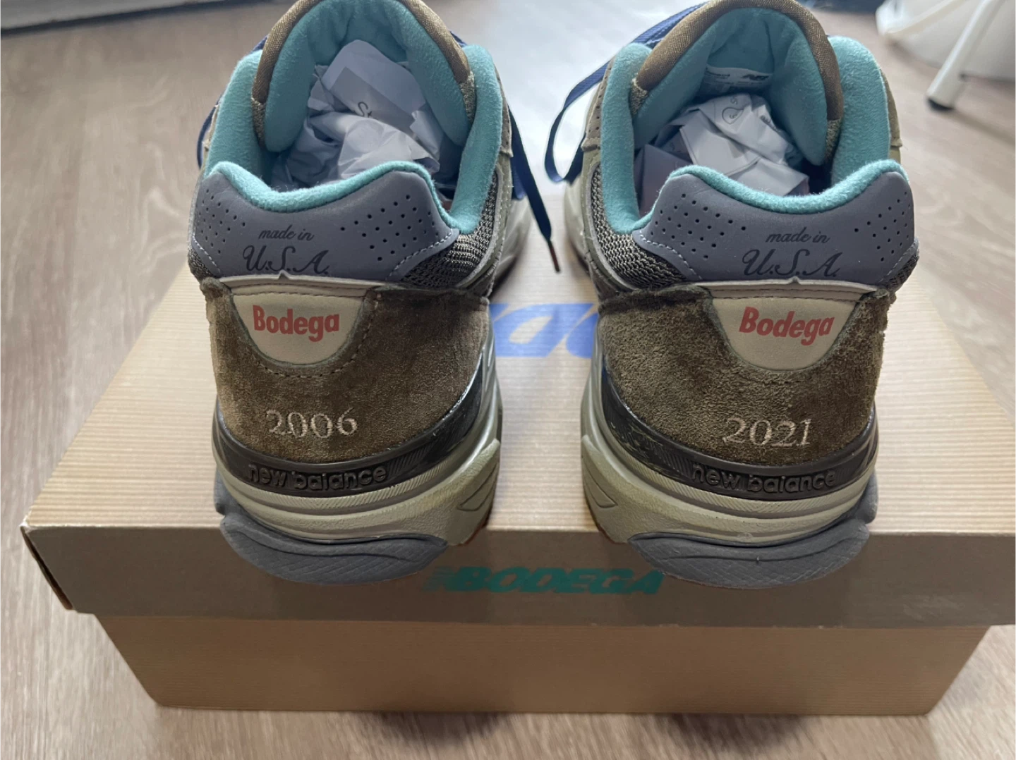New Balance x Bodega 990v3 "Yurts" Made in USA Shoes - photo 3