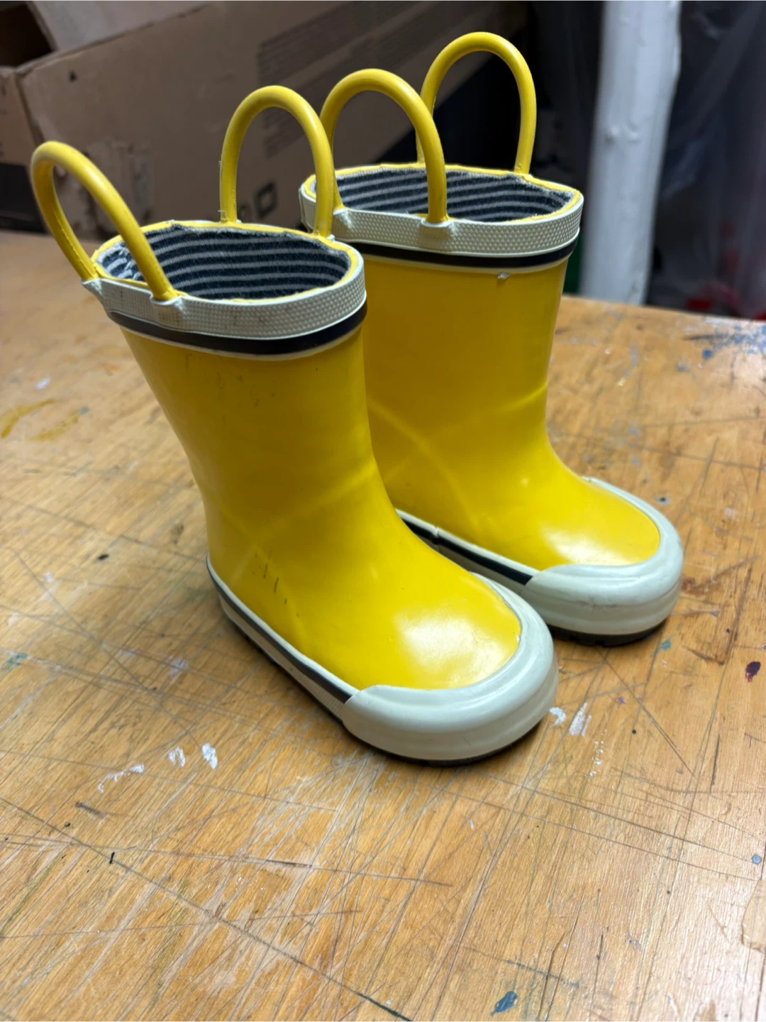 Joe Fresh Yellow Rubber Boots for Kids