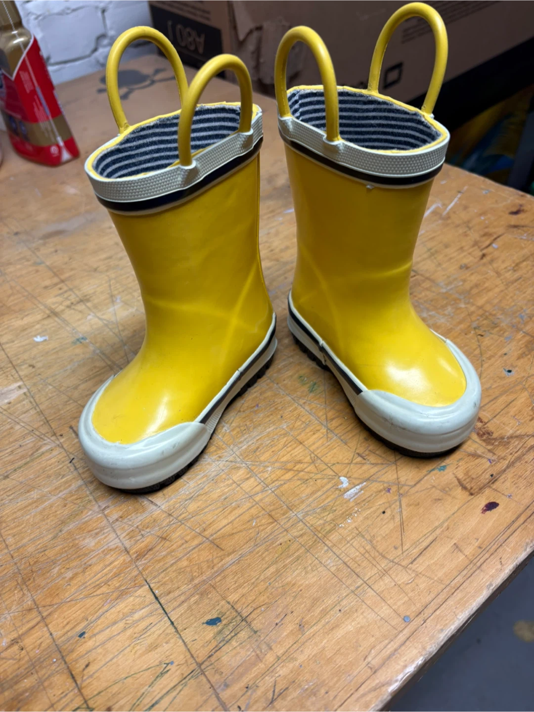 Joe Fresh Yellow Rubber Boots for Kids - photo 2