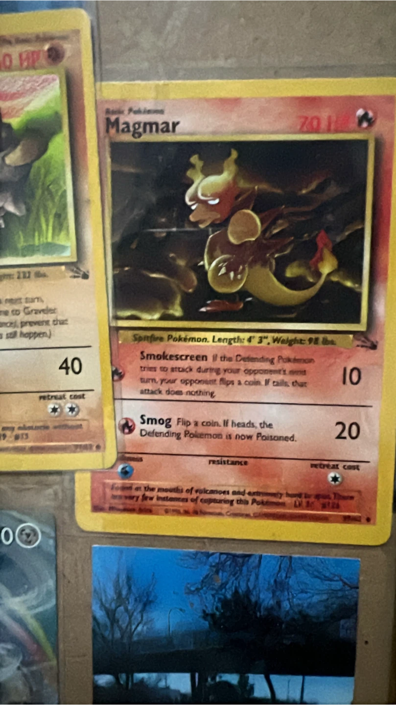 Pokemon Magmar Card