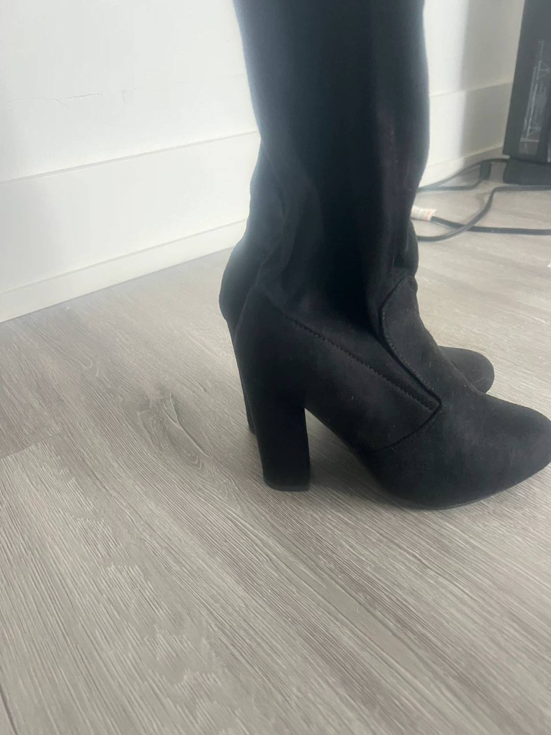 Black Over-the-Knee Boots - photo 2