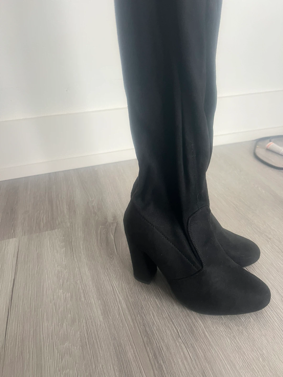 Black Over-the-Knee Boots - photo 3