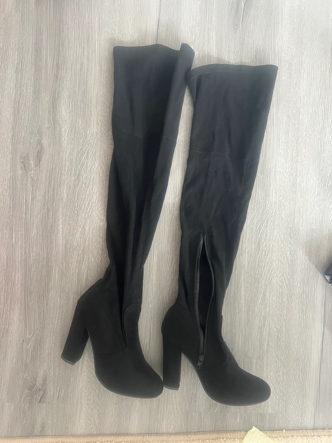 Black Over-the-Knee Boots