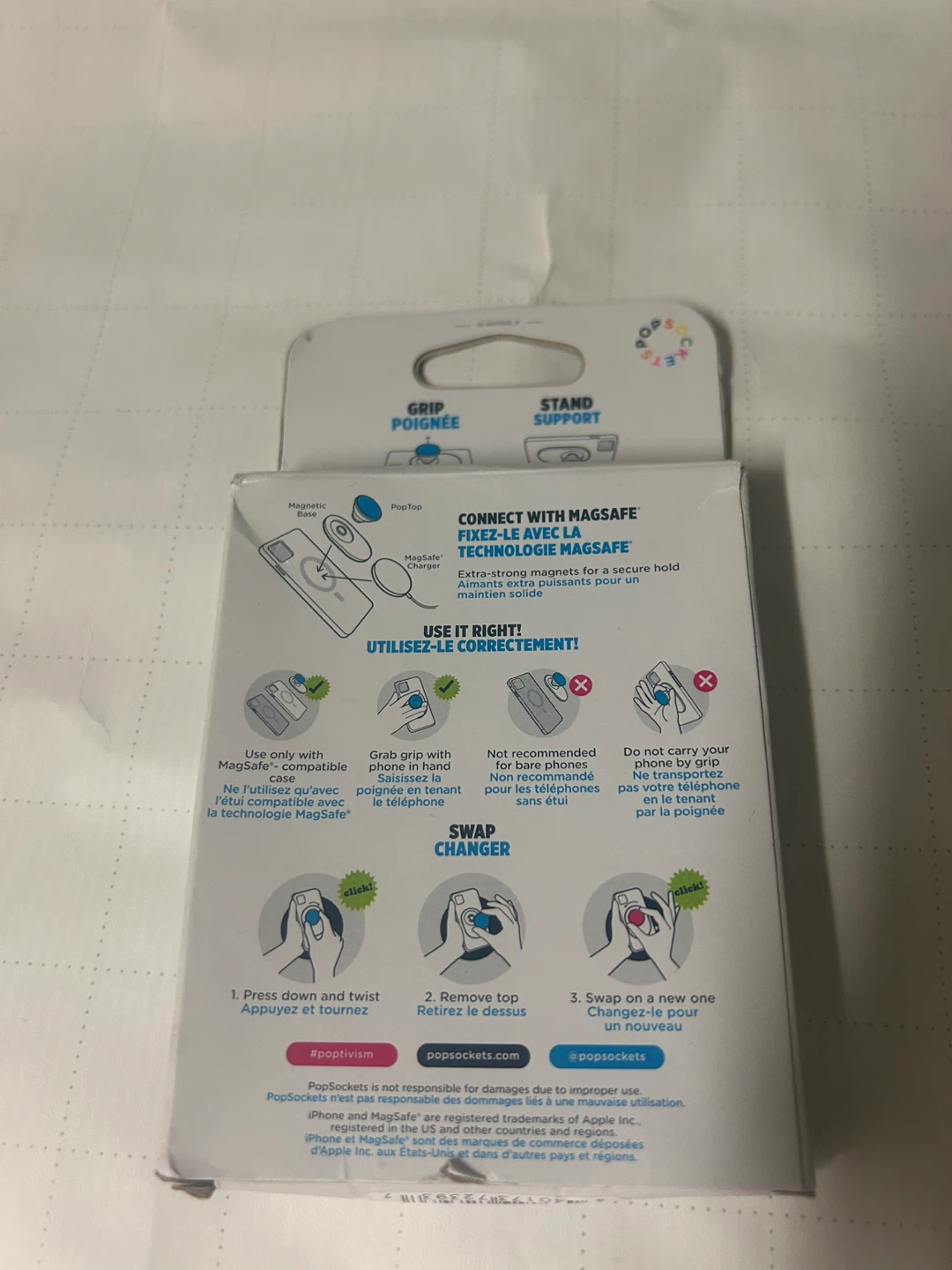 Popsockets Popgrip for MagSafe Magnetic Phone Grip & Stand - photo 4