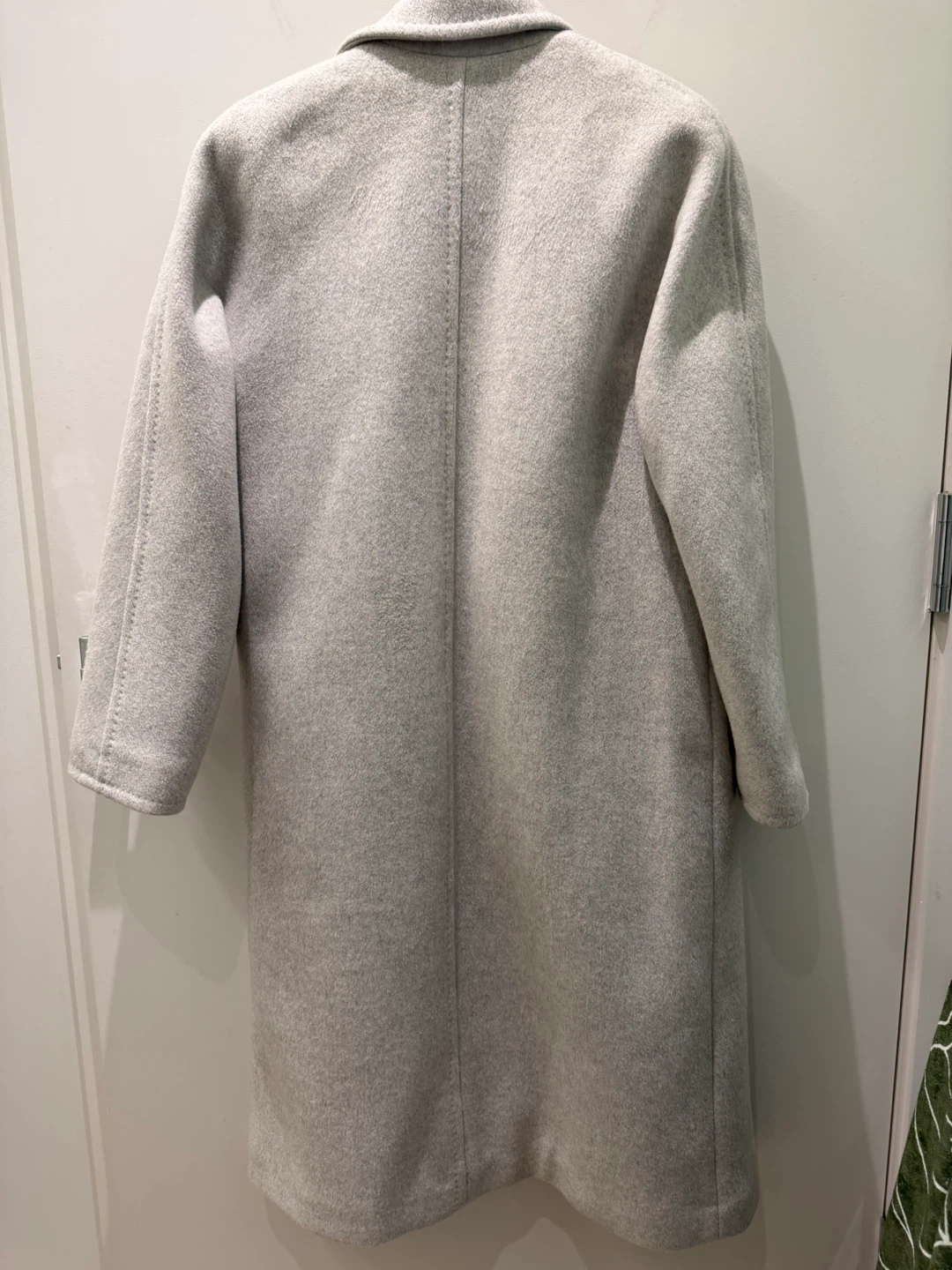Aritzia The Slouch Coat - Soft Wool Cashmere Light Grey - photo 5
