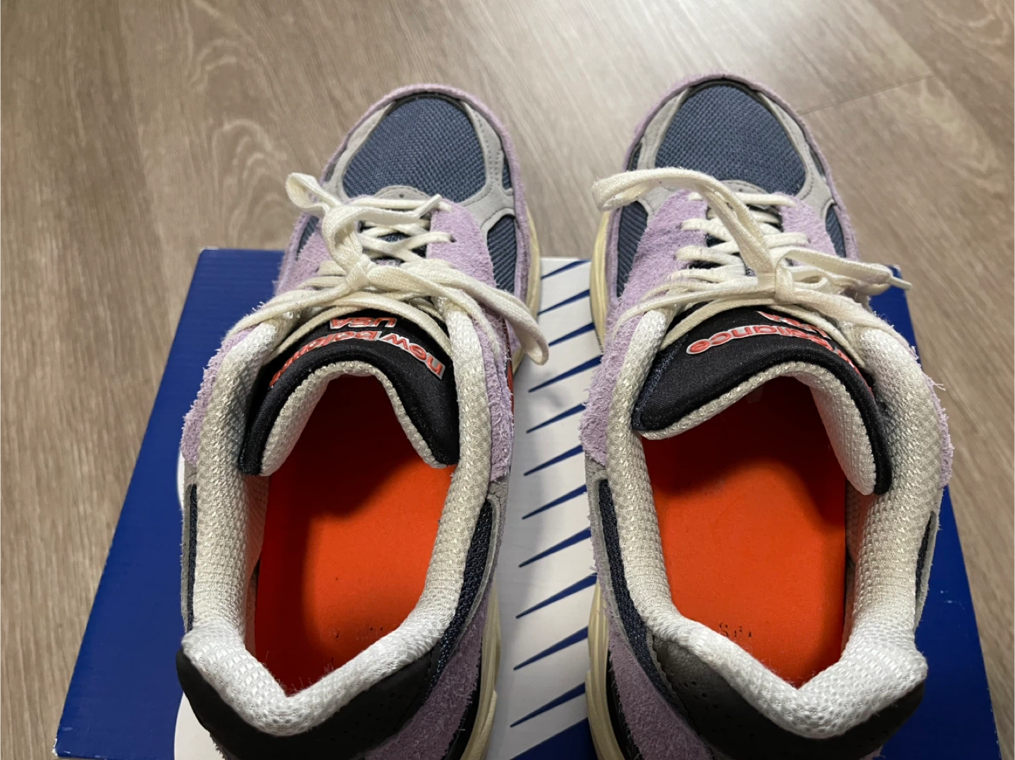 New Balance 990v3 Sneakers - Lavender/Grey/Navy - photo 4