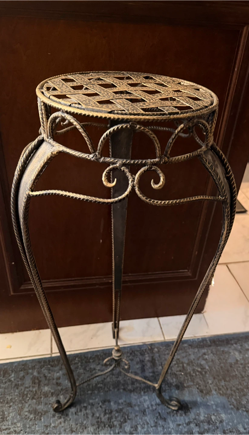 Ornate Metal Plant Stand