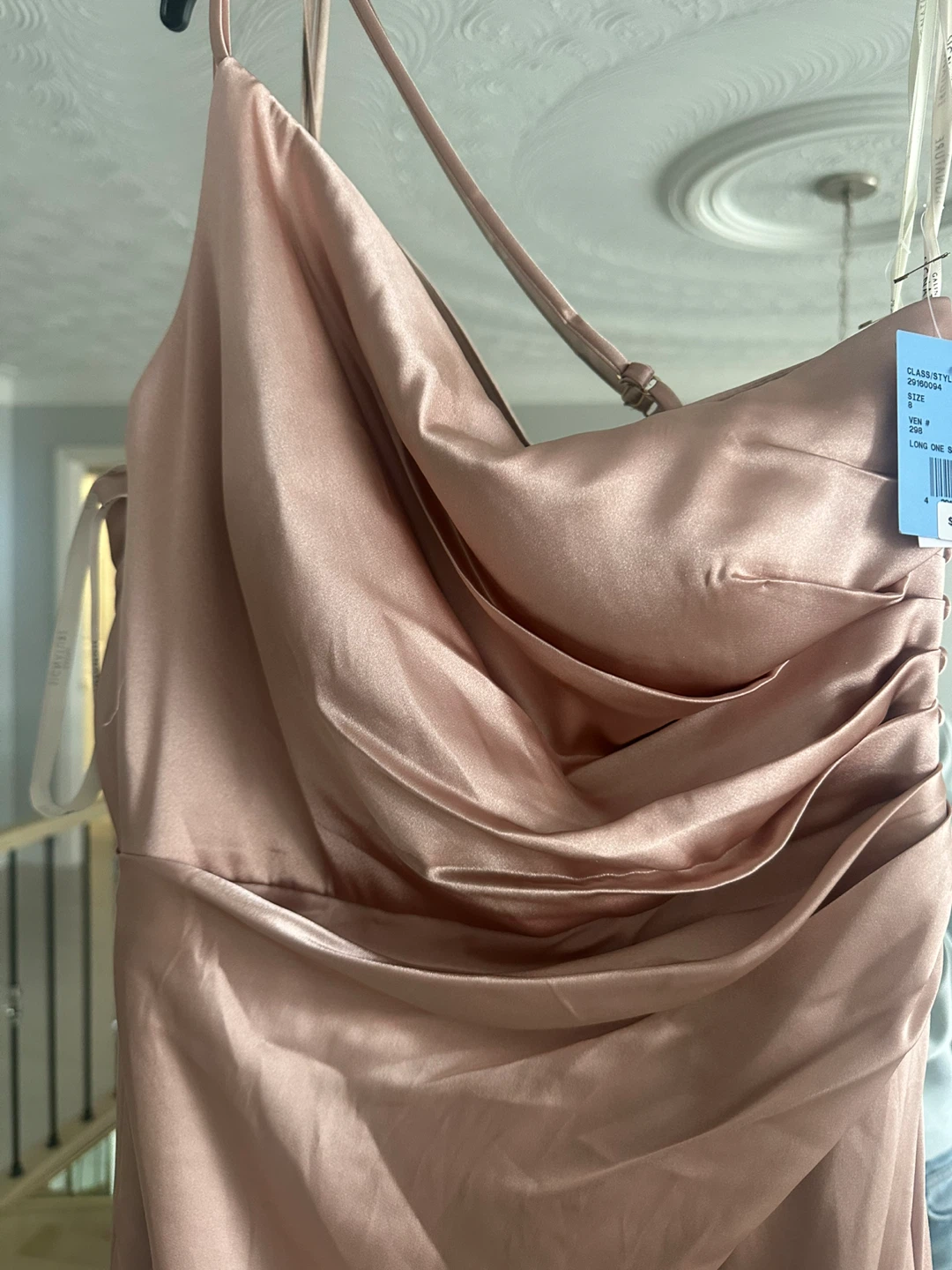 Galina Signature Satin Bridesmaid Dress - Size 8 - photo 2