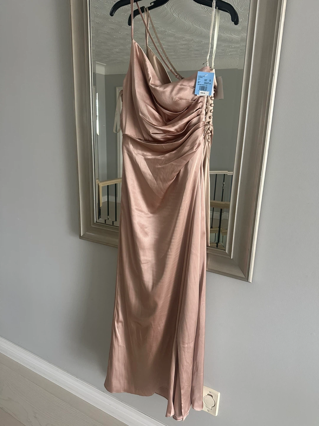 Galina Signature Satin Bridesmaid Dress - Size 8