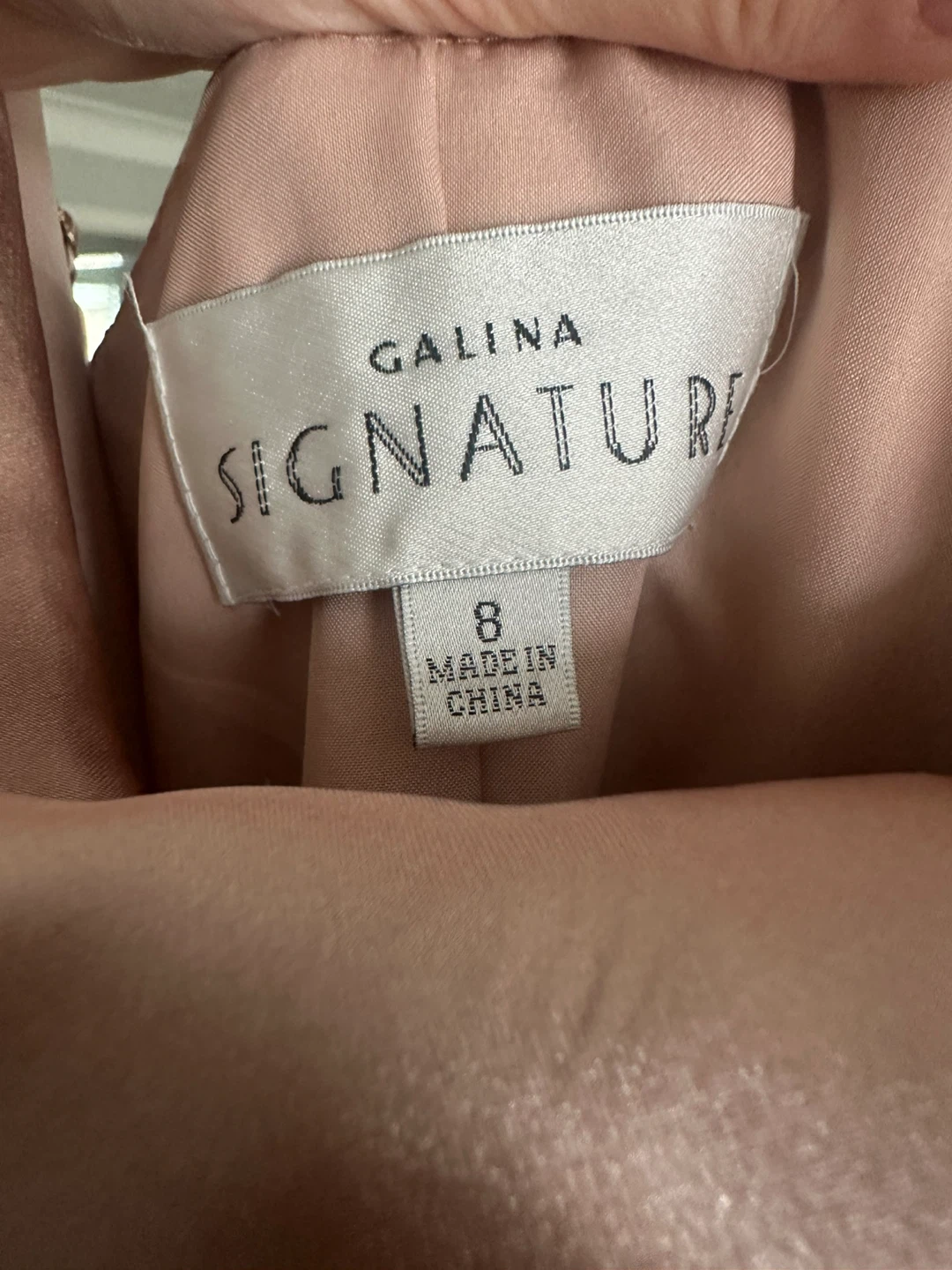 Galina Signature Satin Bridesmaid Dress - Size 8 - photo 4