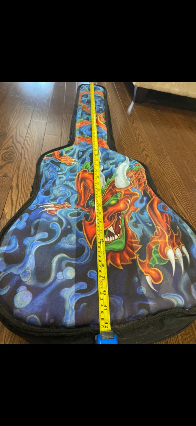 Guitar Acoustic Gig Bag Case - Dragon Design - photo 4