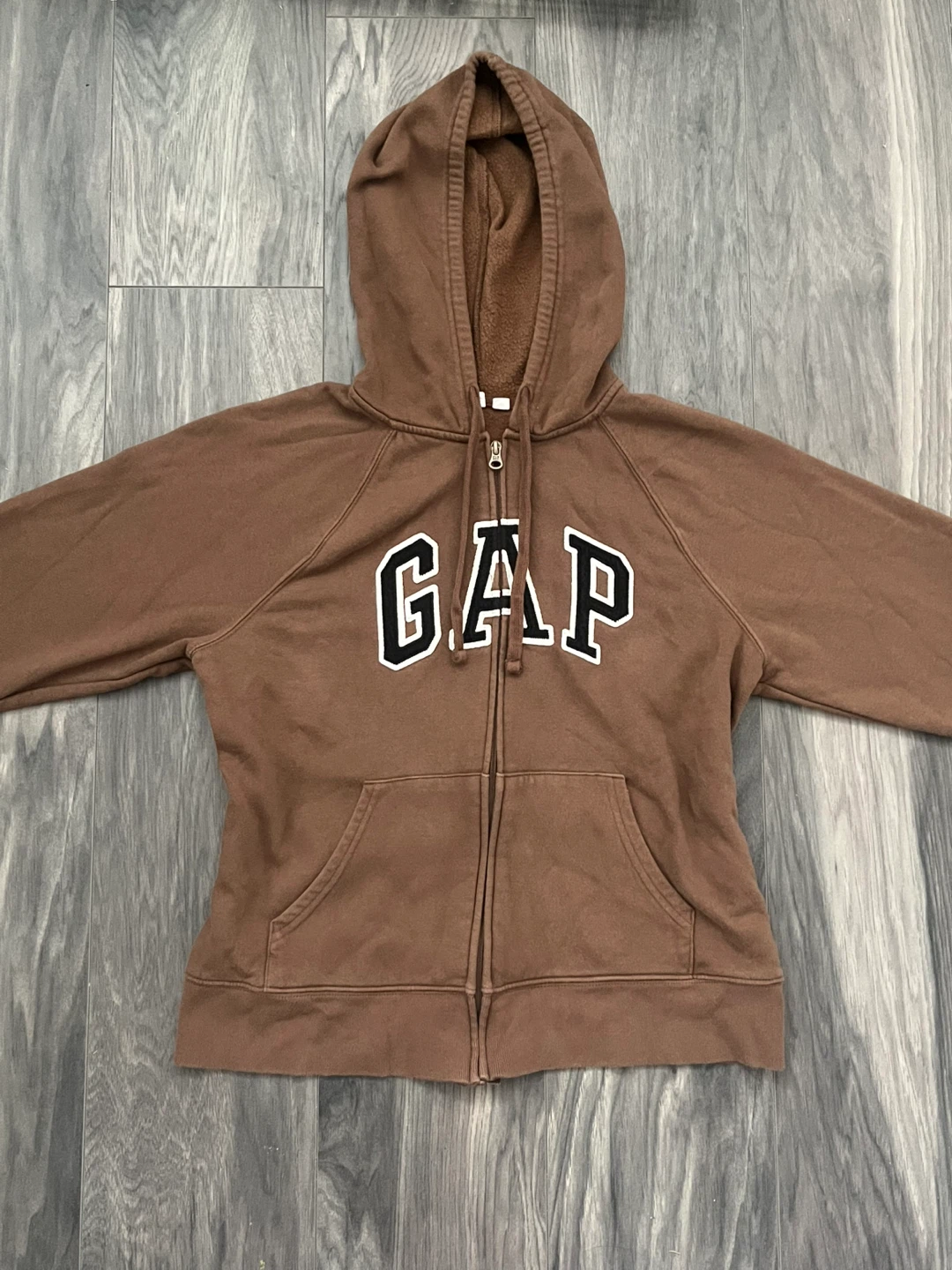 GAP Brown Zip-Up Hoodie | Women