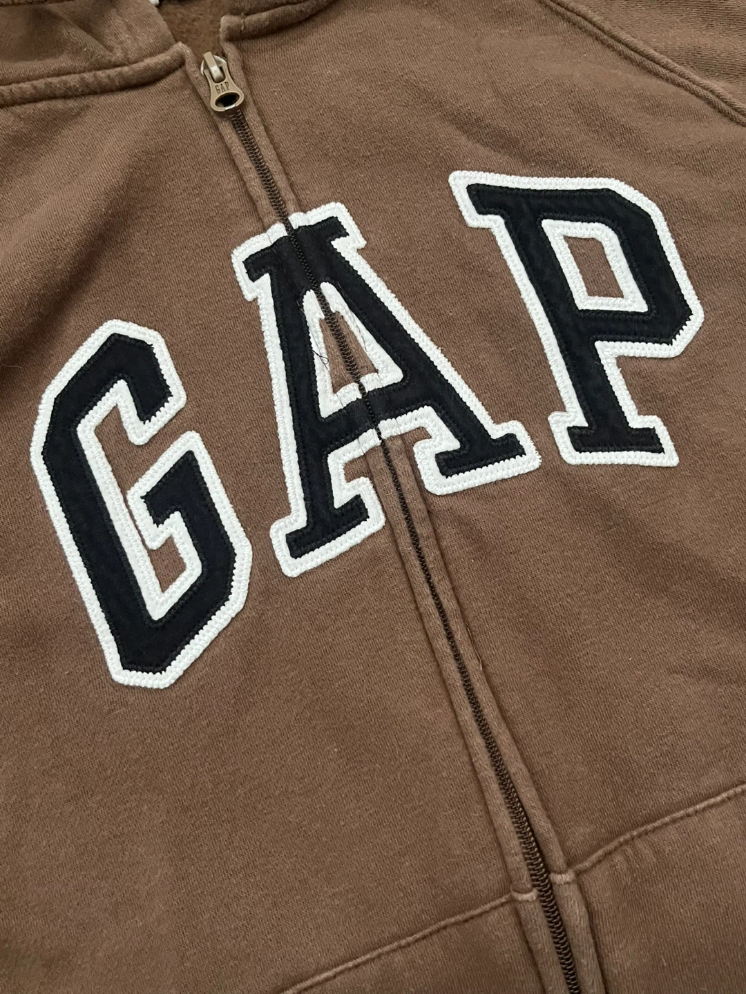GAP Brown Zip-Up Hoodie | Women - photo 3